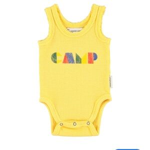 Piupiuchick Yellow CAMP Bodysuit